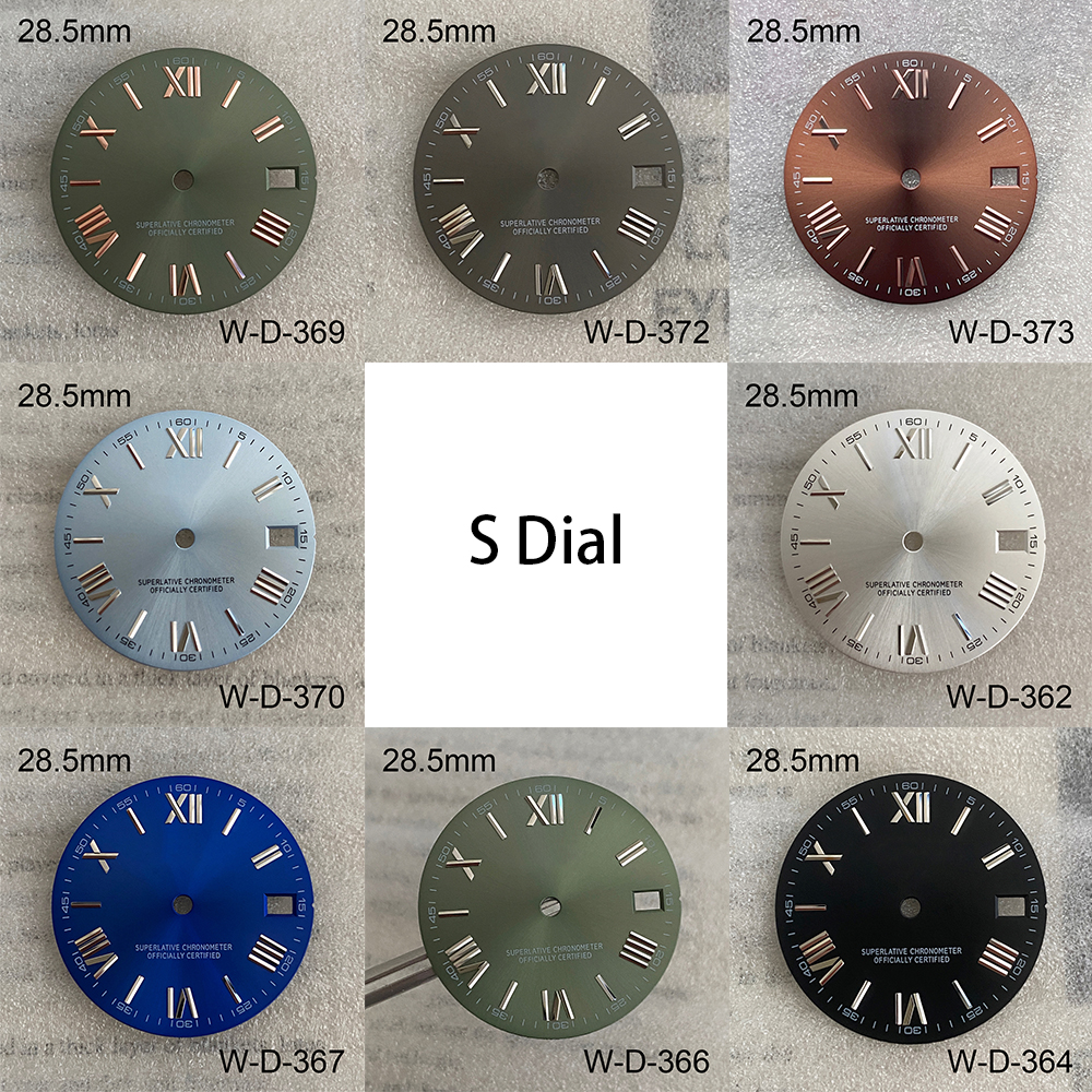 28.5mm S Logo Rome Dial Fit NH - огляд і ціна Reel Case