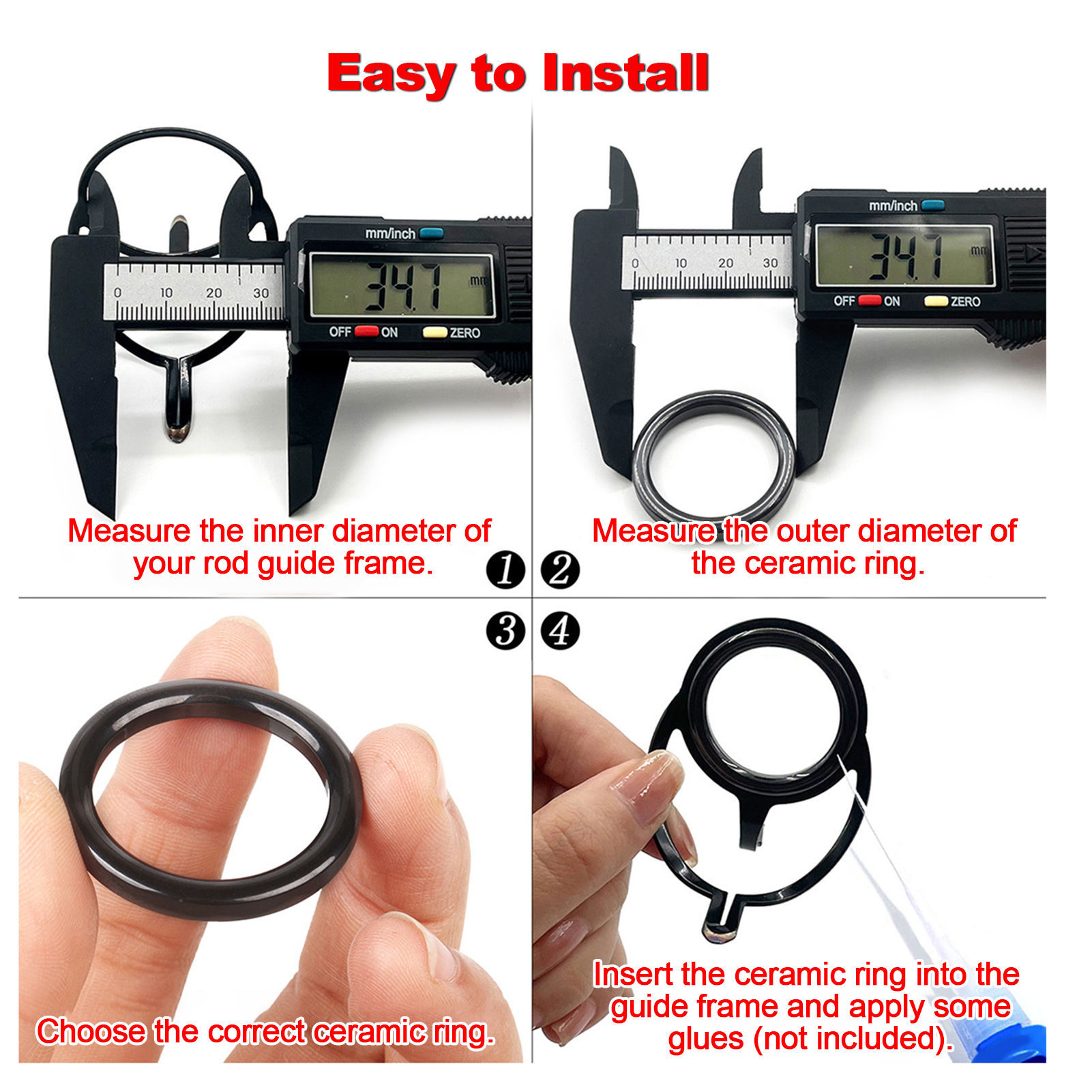 Fishing Rod Guide Repair Kit C - огляд і ціна Reel Repair Kit