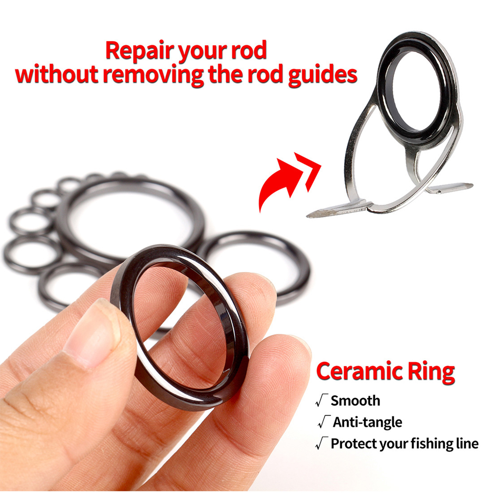 Fishing Rod Guide Repair Kit C - огляд і ціна Reel Repair Kit