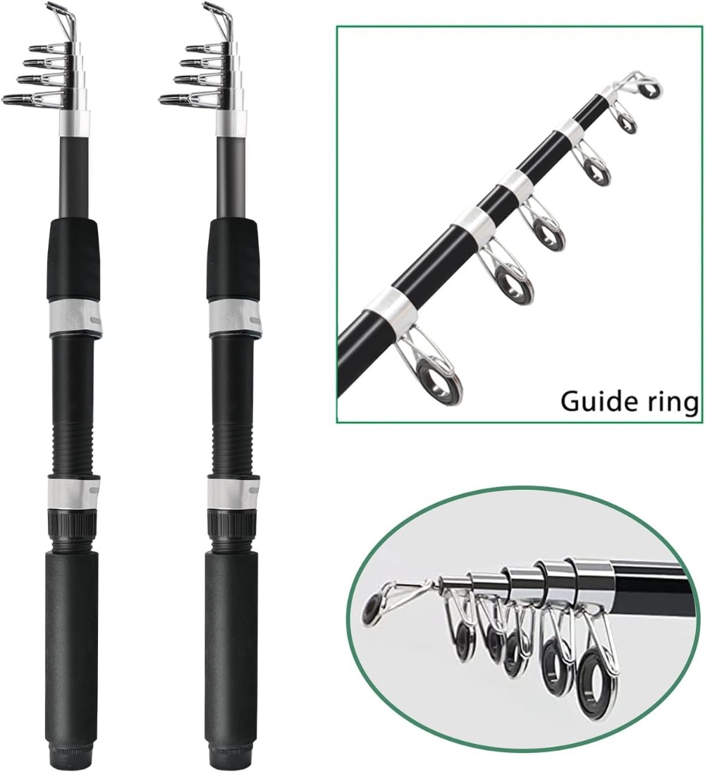 Fishing Pole Combo 6.9ft 2Pcs  - огляд і ціна Reel Bag