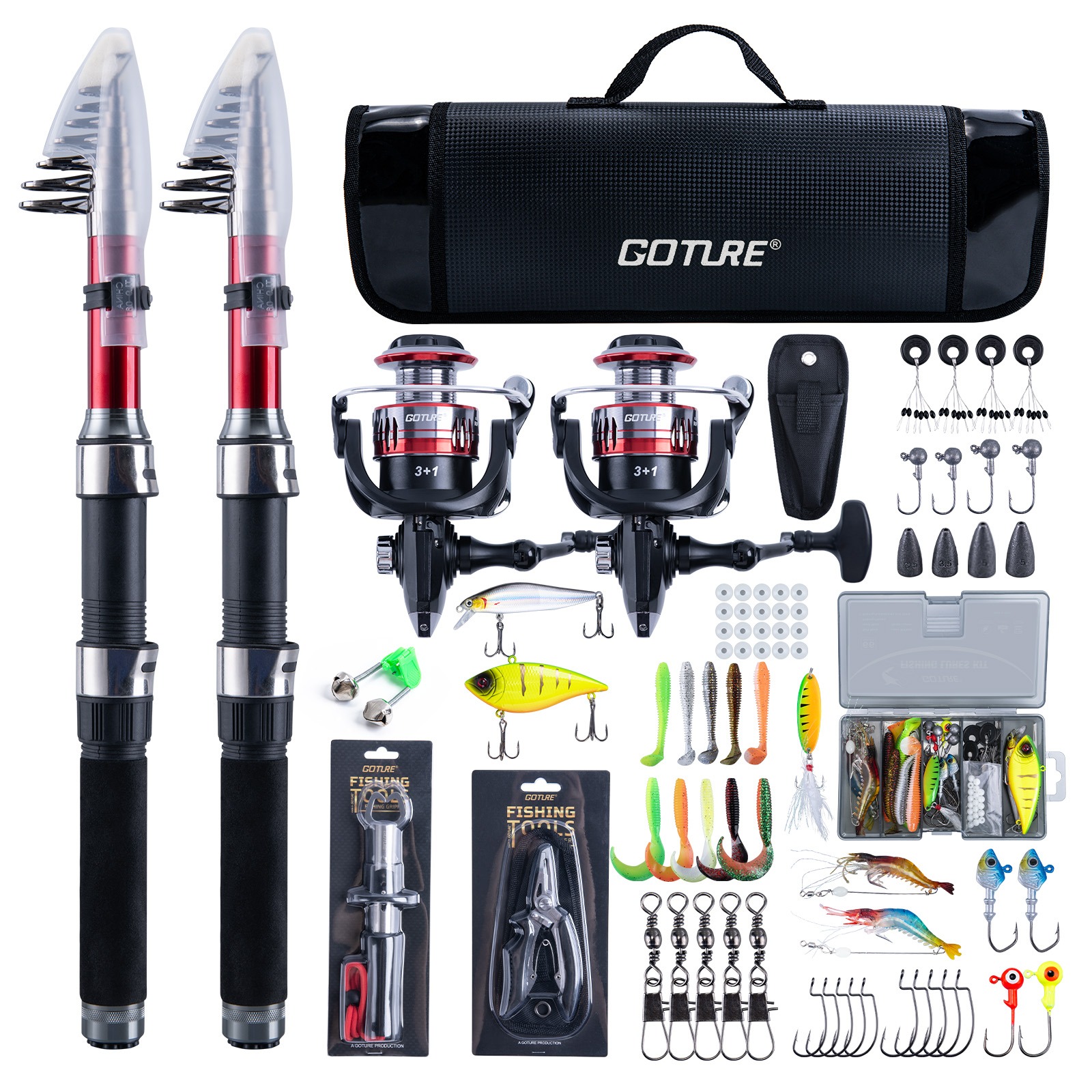 Goture Complete Beginner Fishi - огляд і ціна Reel Bag
