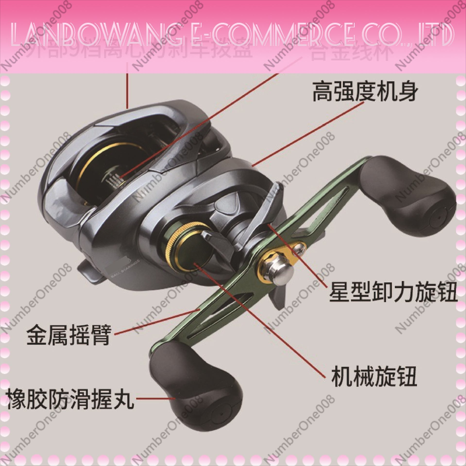 Short Shaft Baitcasting Reel A - огляд і ціна Baitcasting Reel