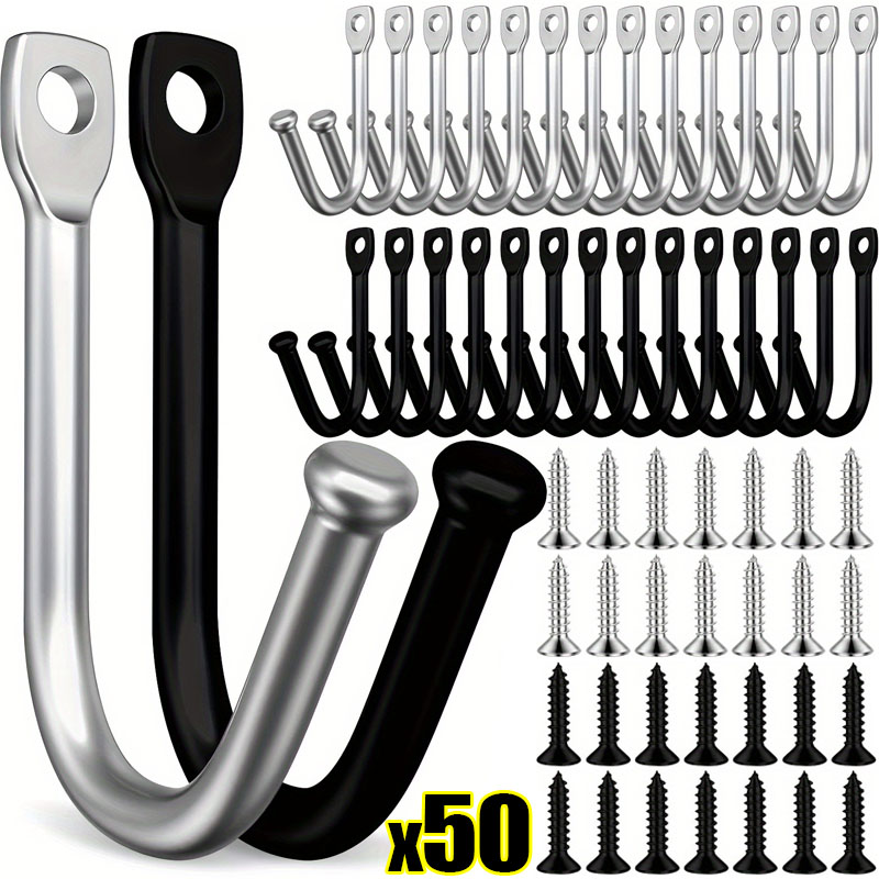 50/5Set J-shaped Metal Wall Ho - огляд і ціна Reel Bag