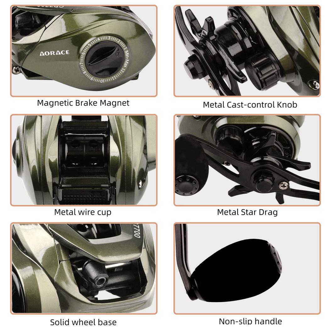 Baitcasting Reel 7.2 1 High Sp - огляд і ціна Reel Spare Spool