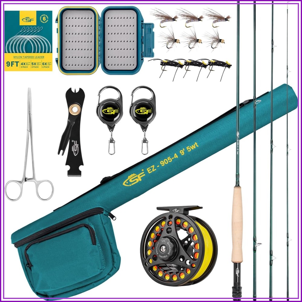 Fly Fishing Rod Combo Starter  - огляд і ціна Fly Reel