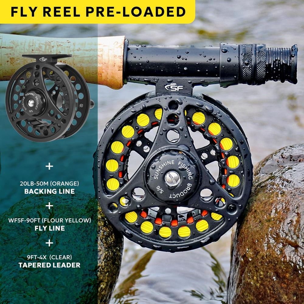 Fly Fishing Rod Combo Starter  - огляд і ціна Fly Reel