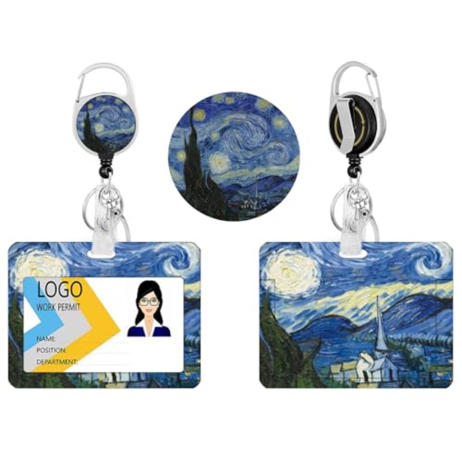 2 Pack ID Badge Holder with Re - огляд і ціна Reel Oil