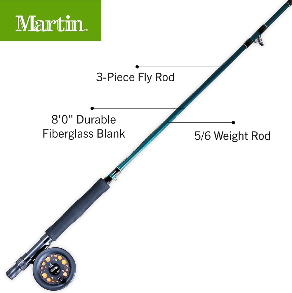 Complete Fly Fishing Kit - 8ft - огляд і ціна Fly Reel