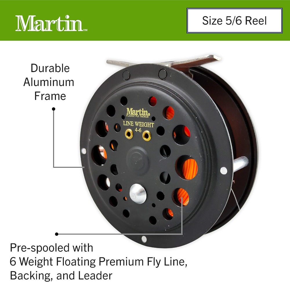 Complete Fly Fishing Kit - 8ft - огляд і ціна Fly Reel