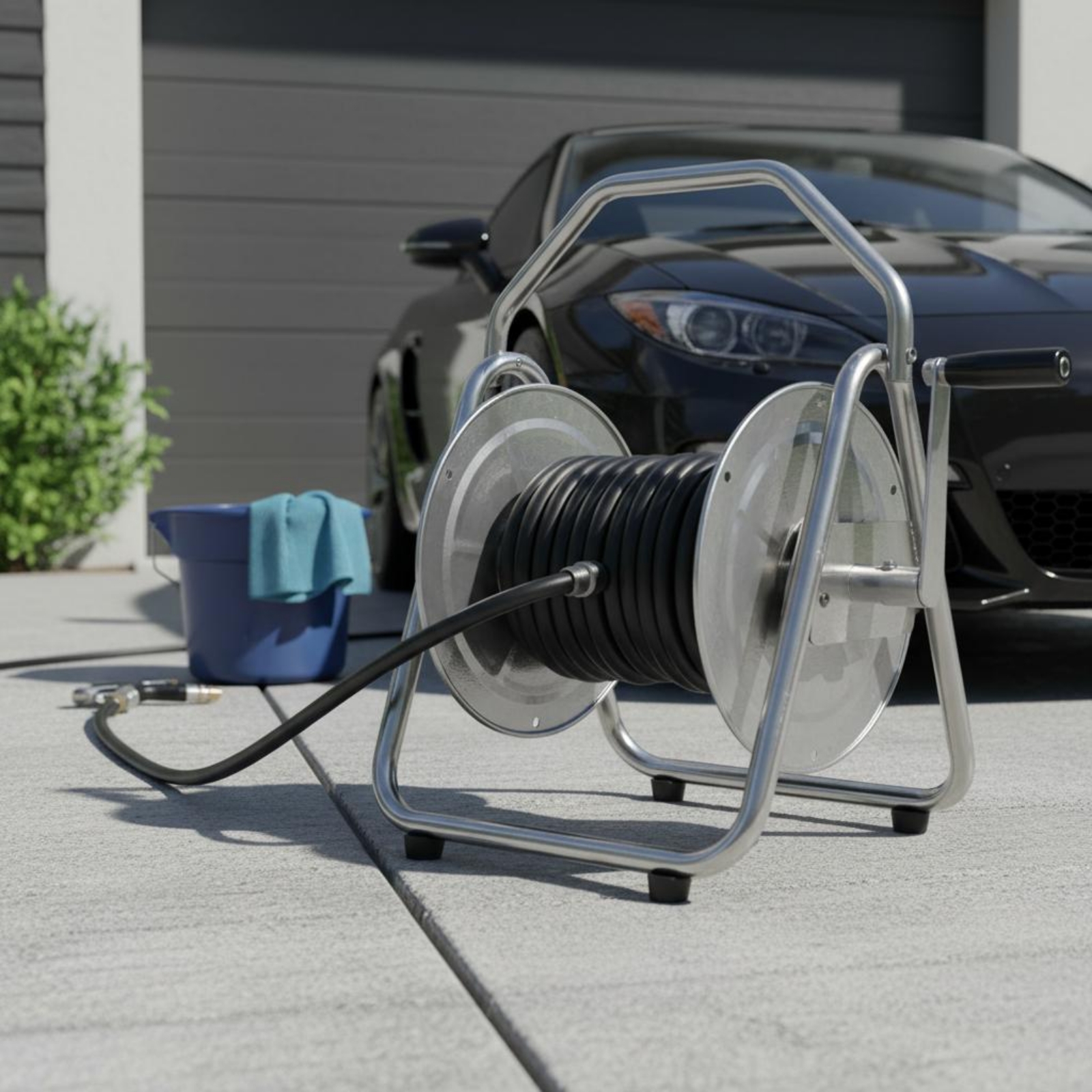 Metal Hose Reel Heavy Duty Gar - огляд і ціна Conventional Reel