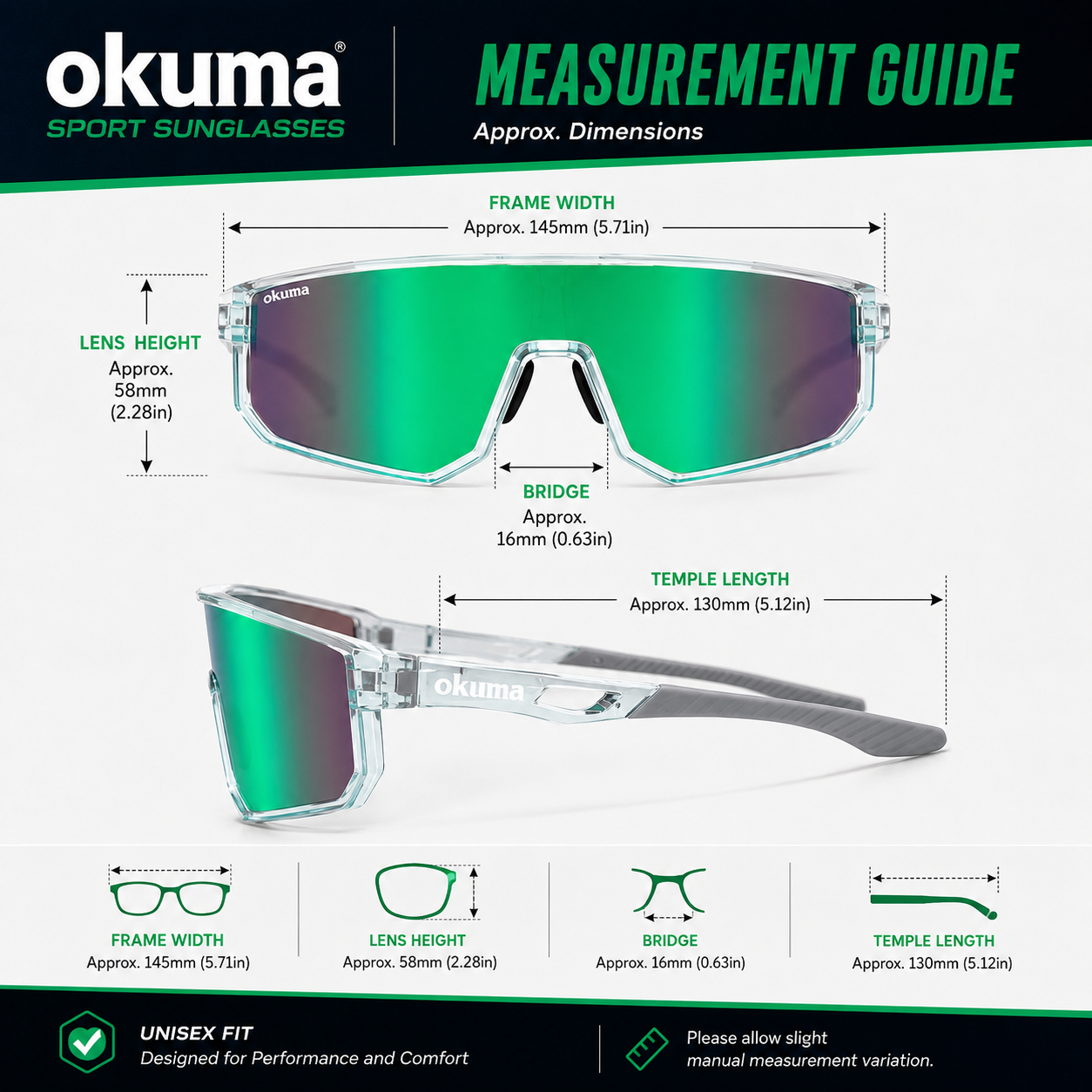OKUMA UV400 Sports Eyewear Men - огляд і ціна Surf Reel