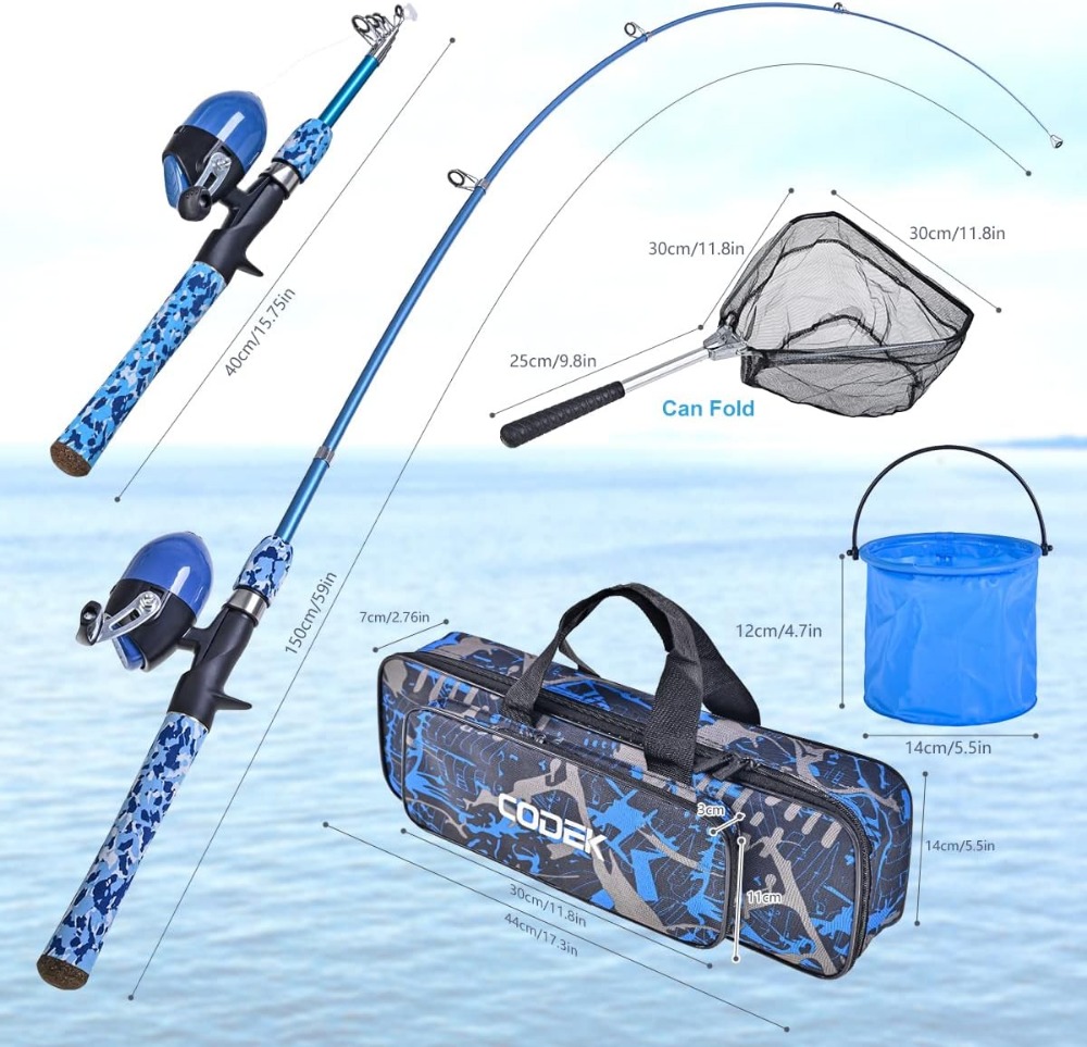 Kids Fishing Pole Set with Ful - огляд і ціна Spincast Reel