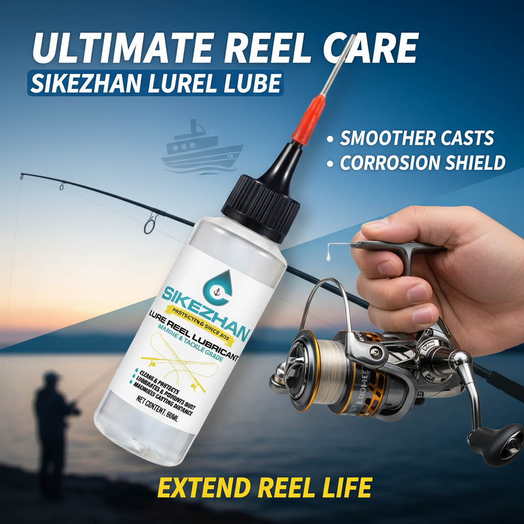 SIKEZHAN Lubricating Oils 60ml - огляд і ціна Reel Lubricant