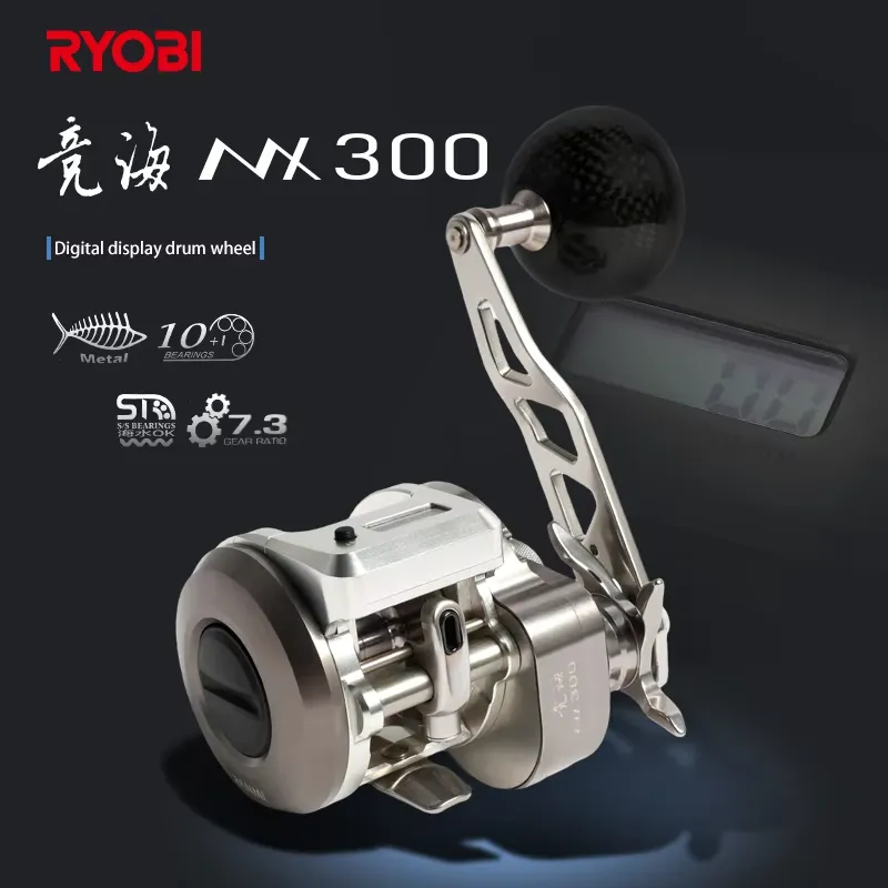 New Ryobi metal slow trolling  - огляд і ціна Trolling Reel