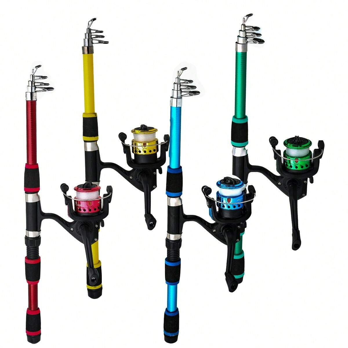 Fishing Pole Set Full Kits Wit - огляд і ціна Spincast Reel