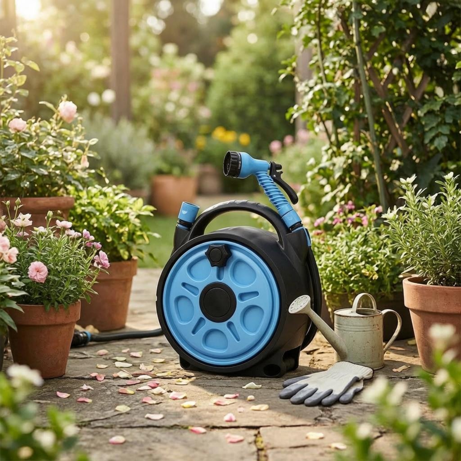 Hose Reel Sprayer Portable Car - огляд і ціна Reel Handle