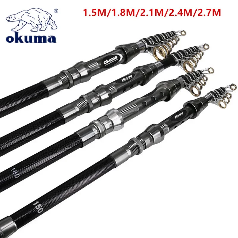 OKUMA New Carbon Rock Rod 1.5M - огляд і ціна Surf Reel