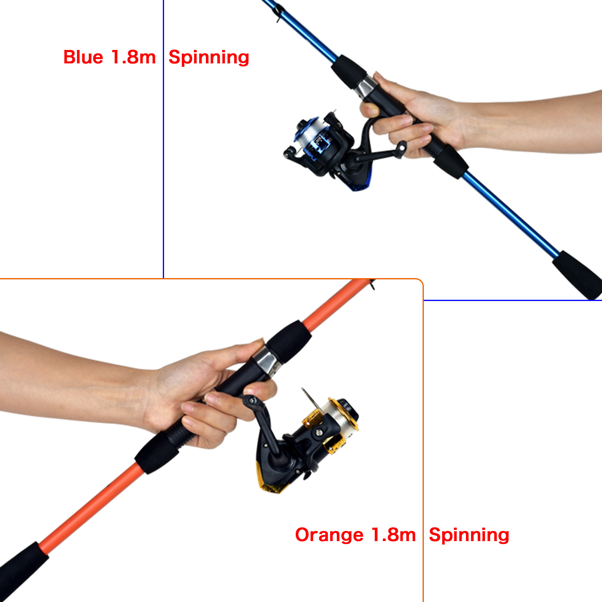 BIUTIFU Spinning Fishing Rod S - огляд і ціна Spincast Reel